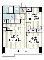 ＴＨＥ　ＹＯＫＯＨＡＭＡ　ＦＲＯＮＴ　ＴＯＷＥＲの物件間取画像